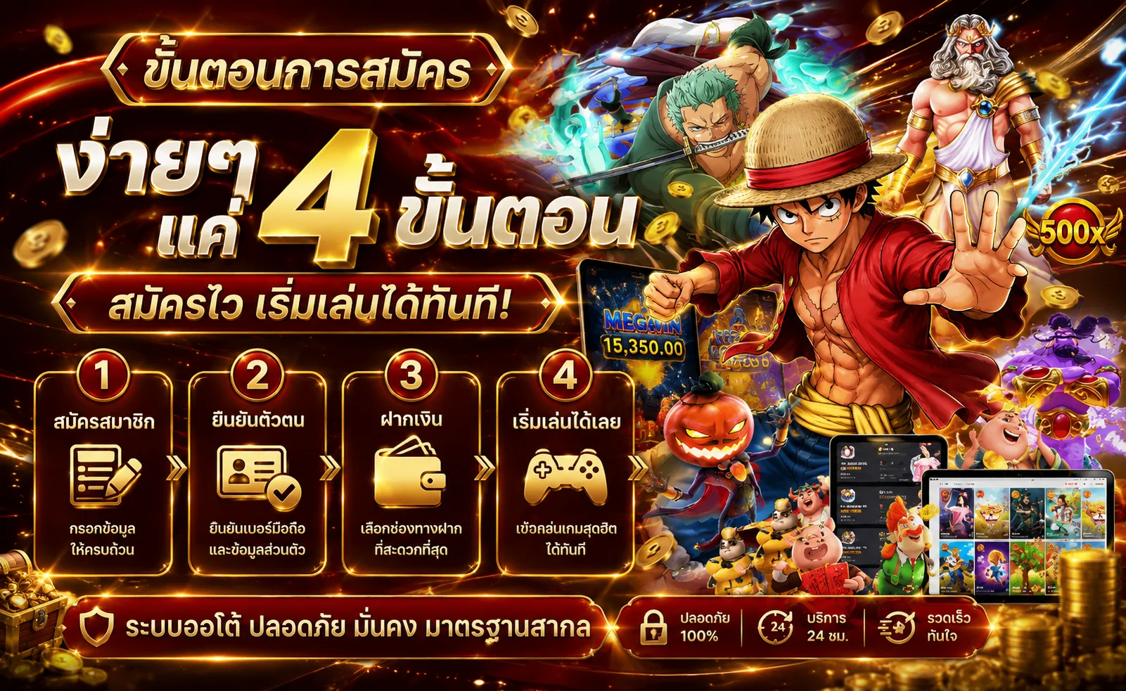 ขั้นตอน EMPIREWAY สมัครสมาชิกและเข้าสู่ระบบผ่านมือถือ